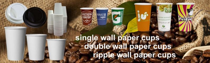 12oz Ripple Wall / Double Wall / Single Wall Disposable Coffee Paper Cup