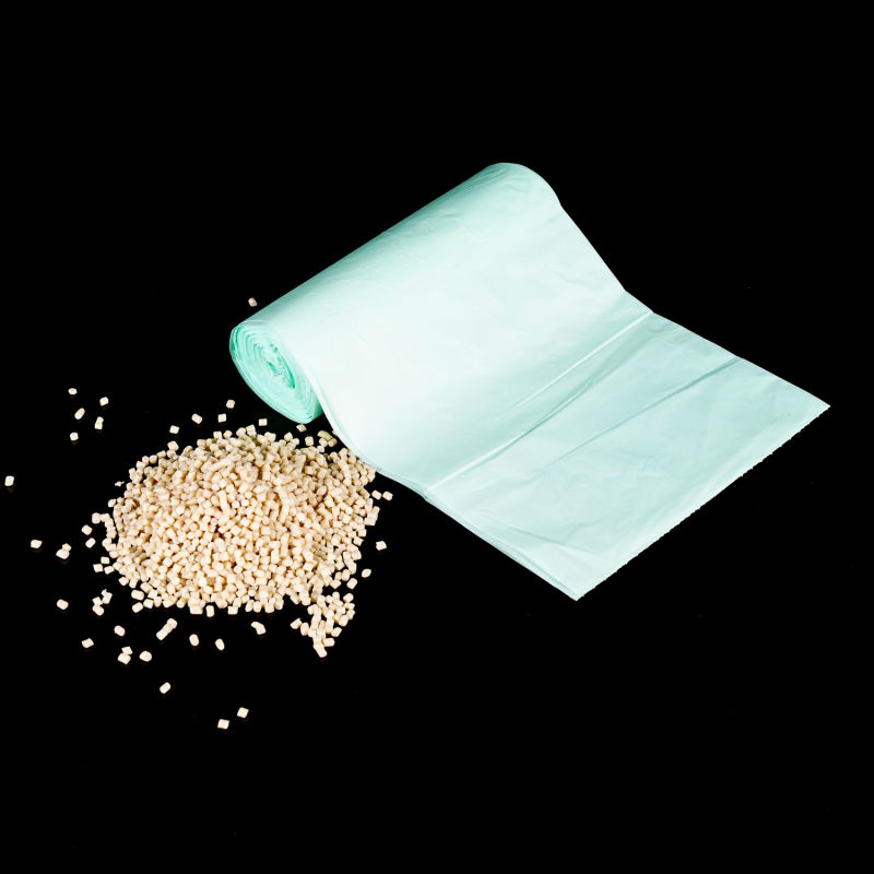 Biodegradable Compostable Plastic Bags Resins Pbat+CaCO3 Blowing Resin Material