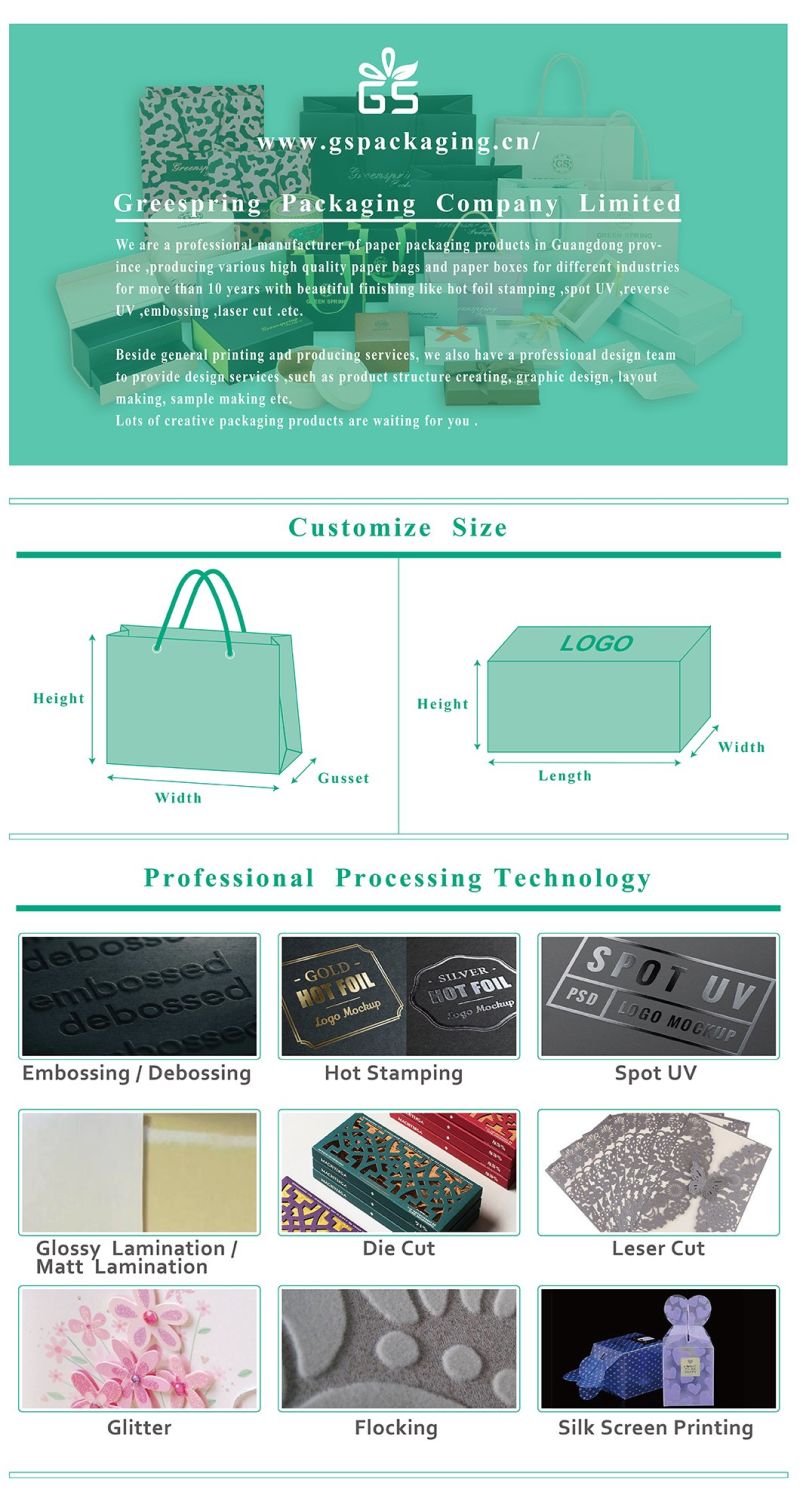 High Quality Custom Paper Packaging Bag Shopping Paper Gift Bag
