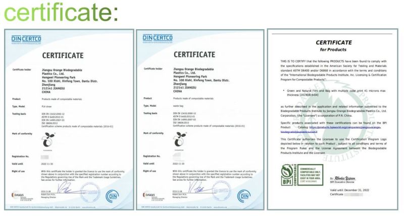 100% Biodegradable Plaresin/Compostable Pbat Biodegradable Resin for Shopping Bag