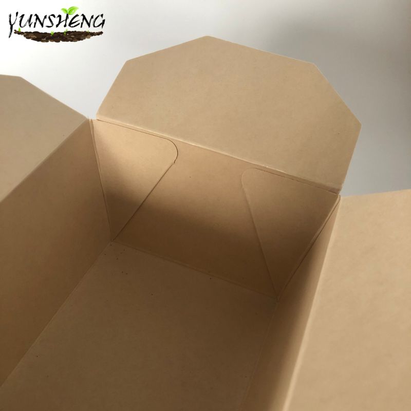 Fast Food Packaging Kraft Paper Take out Box