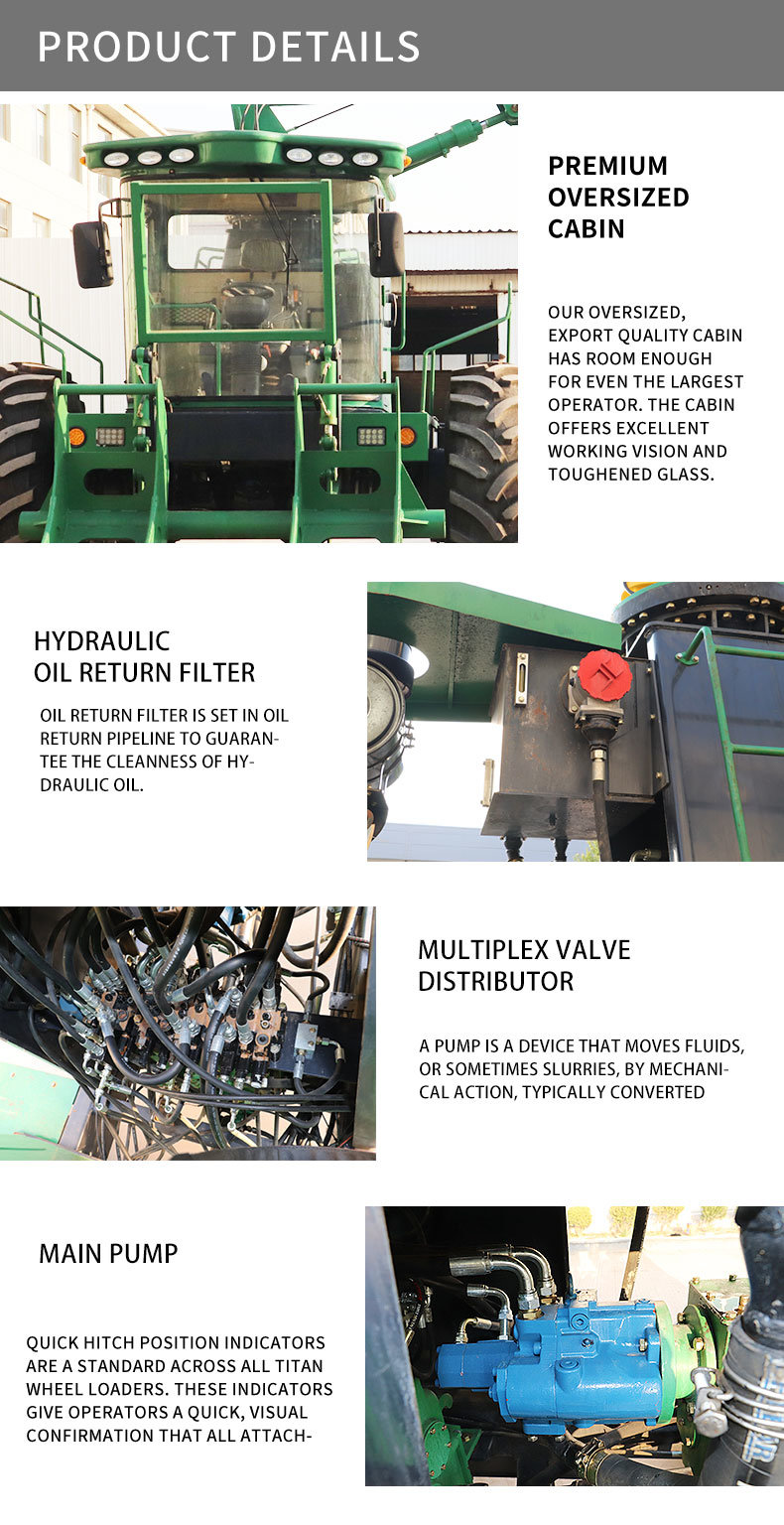 TL9800 11.3t Sugar Cane Grab Loader Hydraulic Sugarcane with CE ISO SGS OEM Certifications