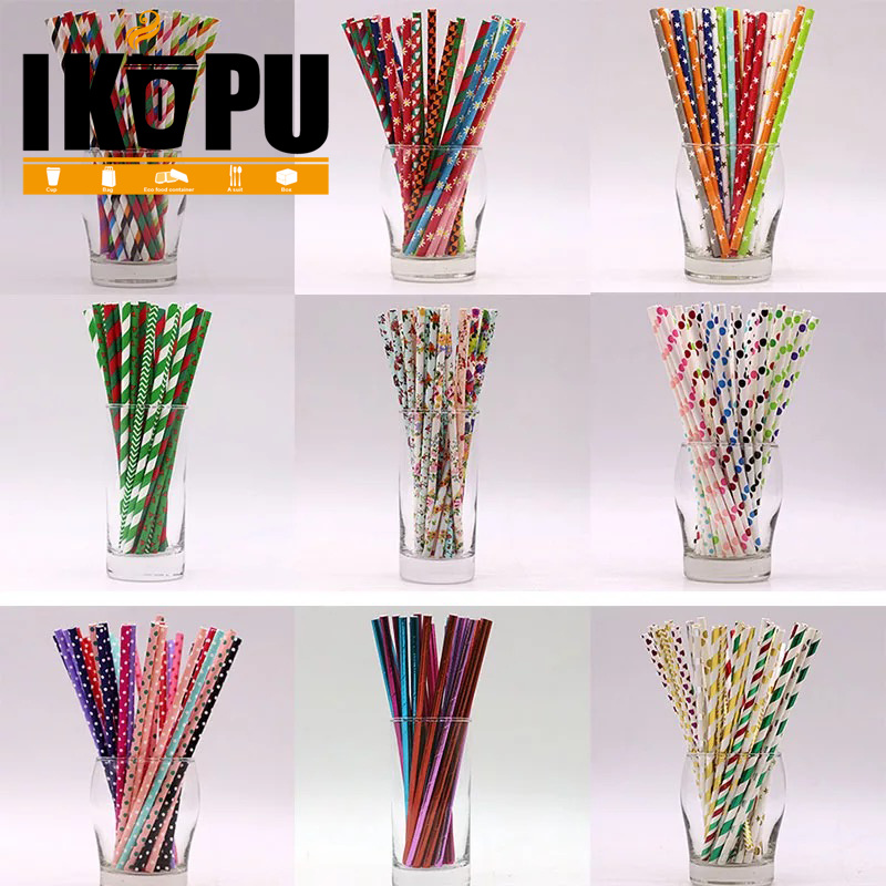 Paper Drinking Straws Biodegradable Paper Straws for Party