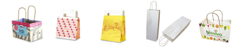 Special White Karft Paper Gift Bag for Custom Design