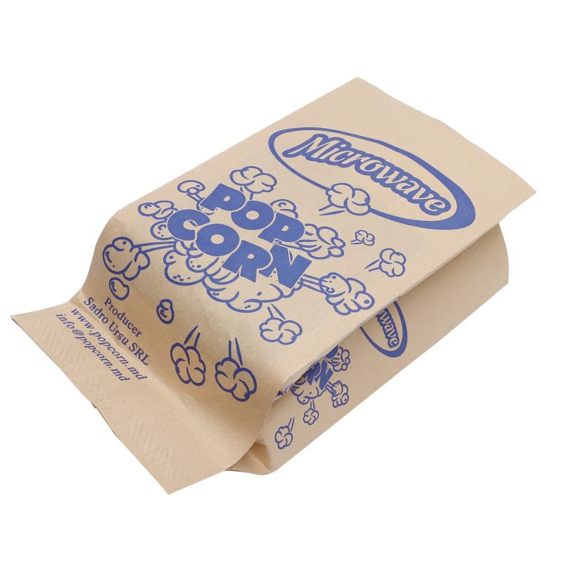 Custom Customized Printing Heating Paper Bag Microwave Kraft Paper Bag