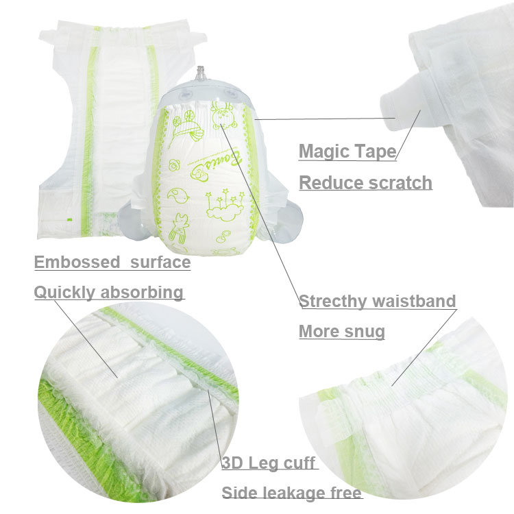 Biodegradable Organic Disposable Baby Diaper