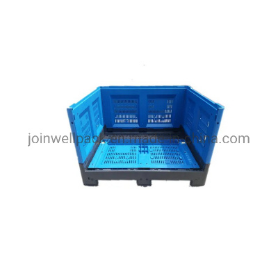 Collapsible Plastic Fruit Crate Stackable Plastic Pallet Box