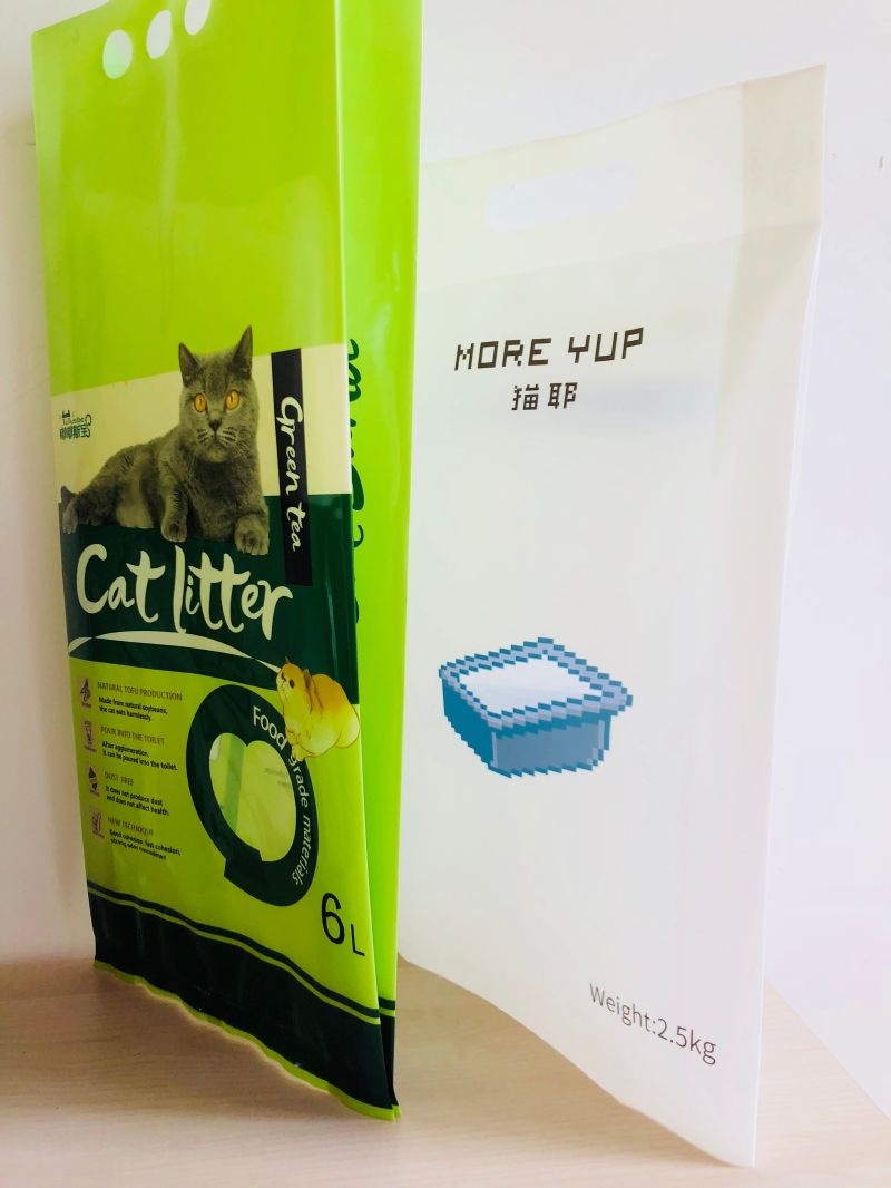 Pet Litter Bag Plastic Bag Three Side Sealing Bag Flat Bottom Bag Aliminum Bag Plastic Container Bag for Cat/Dog/Pet