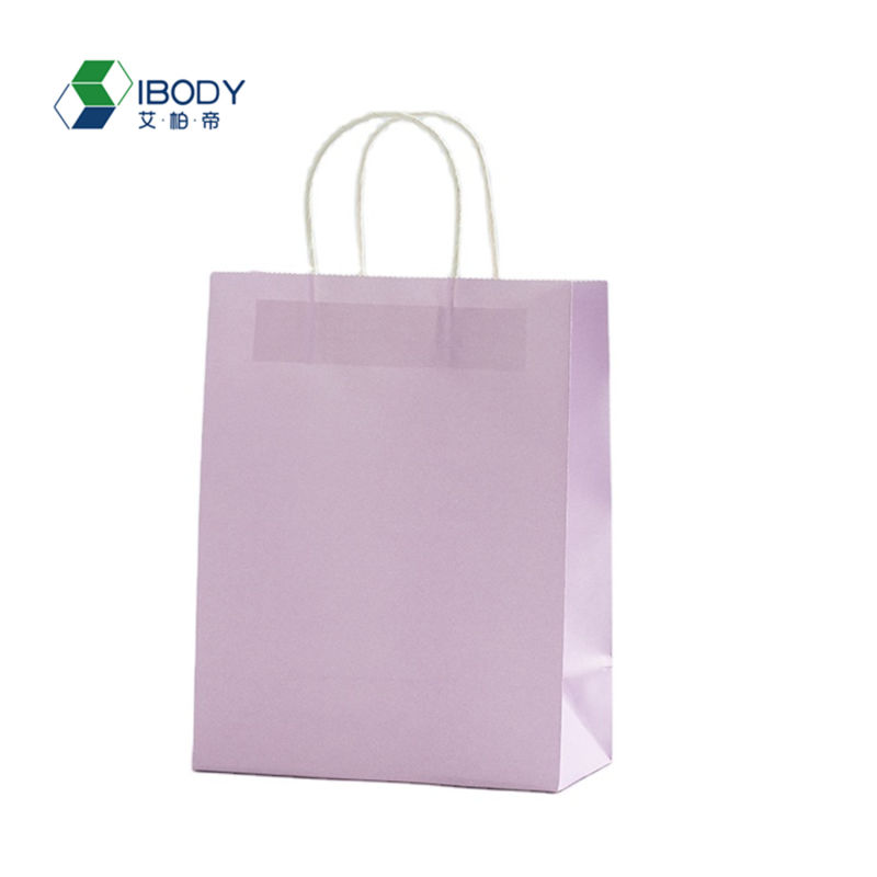 Concise Kraft Paper Bag Biodegradable Kraft Paper Shopping Bags