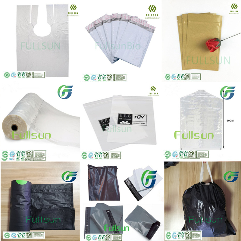 100% Biodegradable Aircraft Blanket Headset Bag Clothes Quilt Cover Airline Blanket Collection Bag