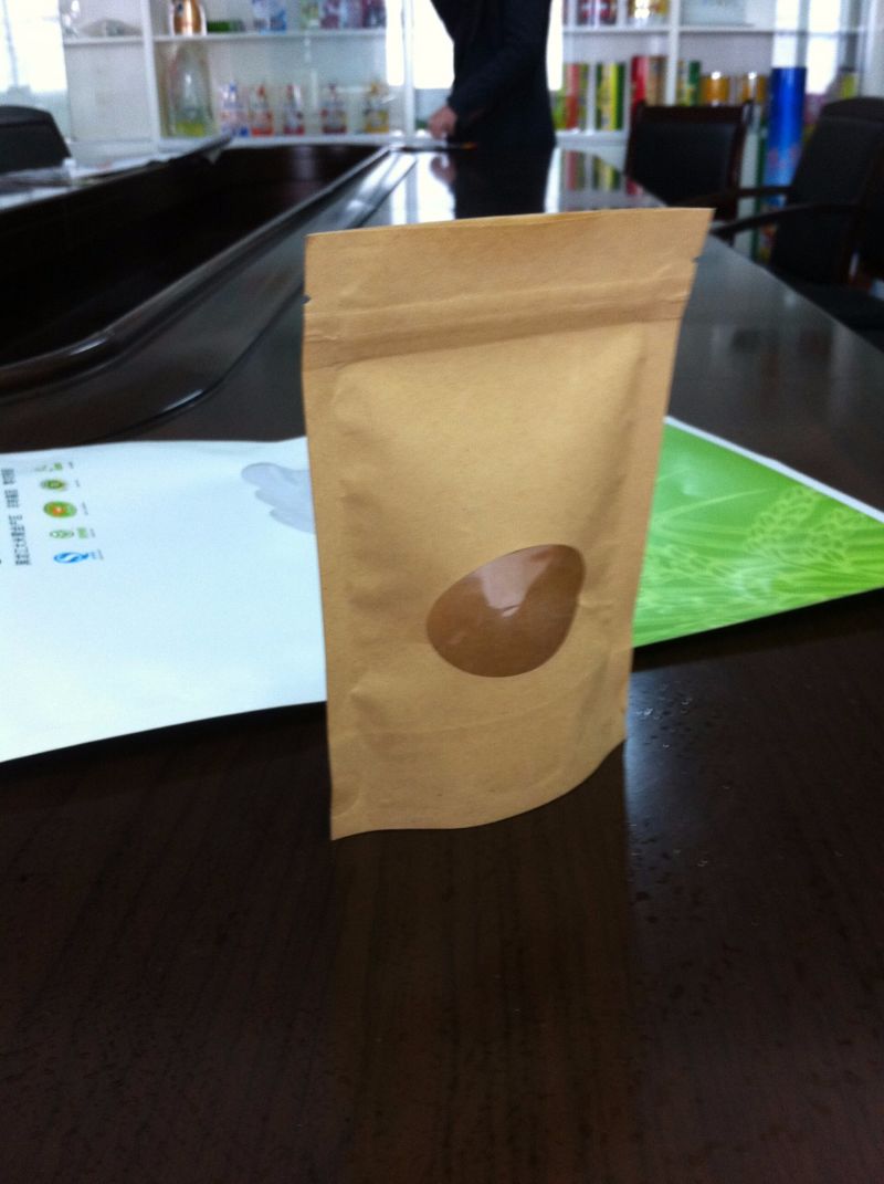 Kraft Paper Bag with Window.