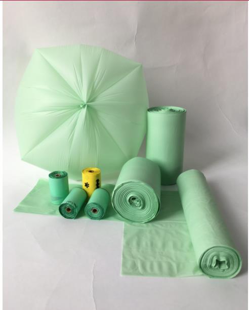 100% Biodegradable Plastic Trash Bags Garbage Bags on Roll