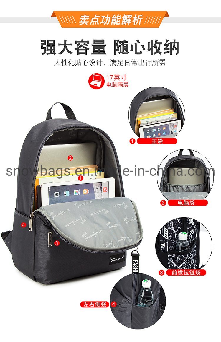 School Bag Student Bag Backpack Laptop Bag Stock Bag Travel Bag Computer Bag Outdoor Bag