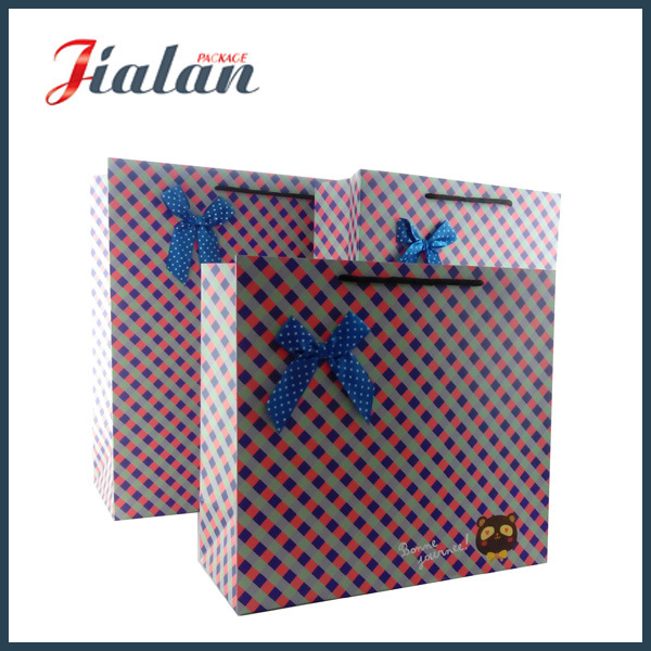 Luxury Ivory Paper Printed Shopping Gift Packaging Paper Bag