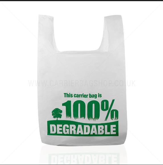 Corn Starch Material Made Biodegradable Shopping Bags Compostable Plastic Bags