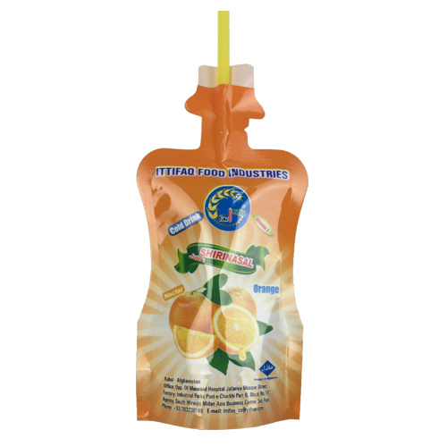 Heat Seal 100ml 250ml Fruit Juice Custom Logo Drink Plastic Pouch