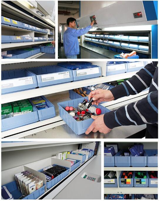 Industrial High Quality Dividable Plastic Shelf Bin for Screws Storage