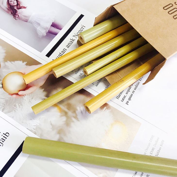 Customized Eco-Friendly Biodegradable Organic Bamboo Straws