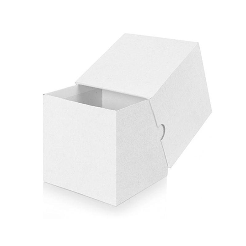 White Lift Lid Storage Box Kraft Paper Box Perfume Box Candle Box
