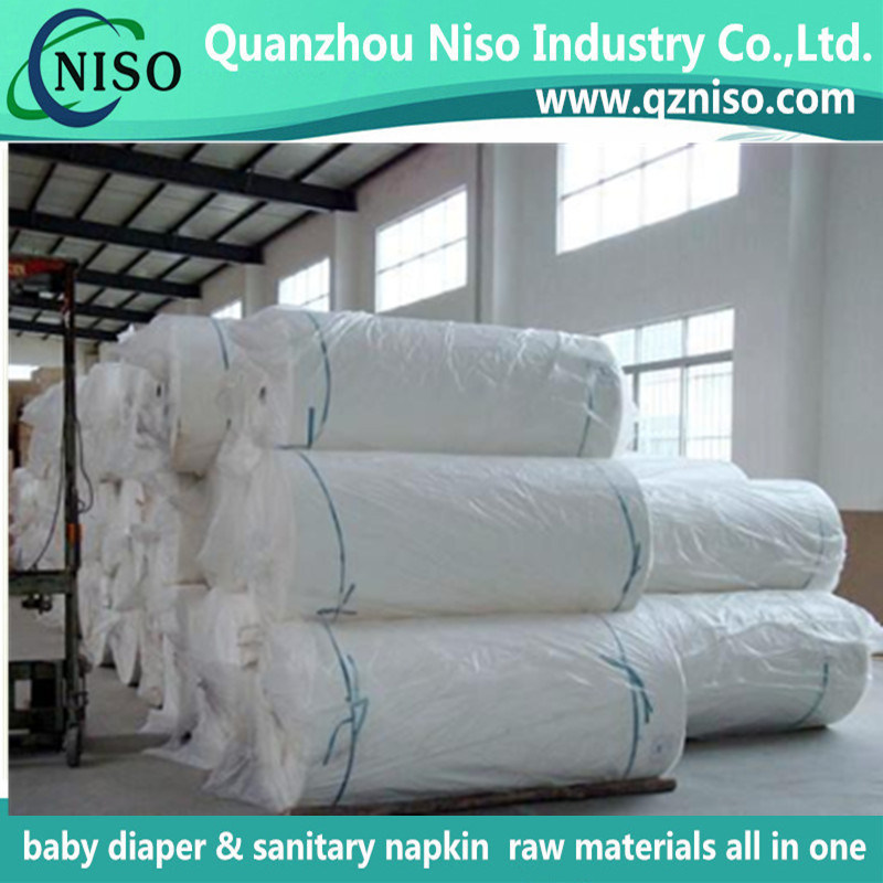 Untreated Fluff Pulp and Treated Fulff Pulp for Diapers and Sanitary Napkins