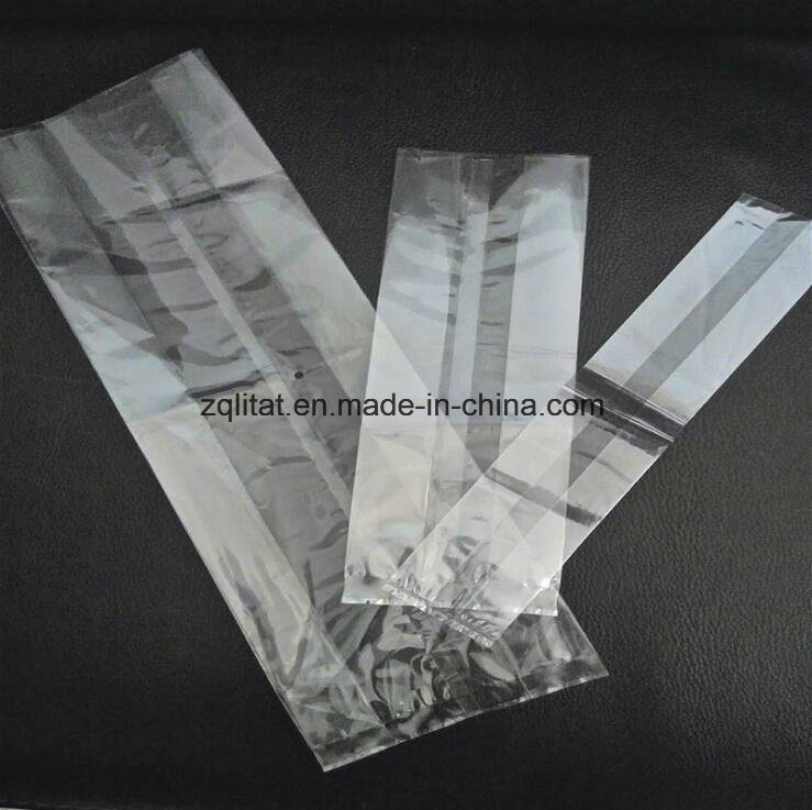 Transparent Side Gusset Fold Bottm Candy Food Plastic Bags