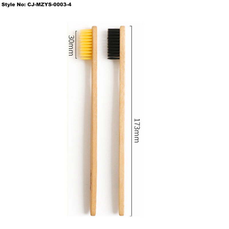 Chinese Custom Logo Wholesale Hotel 100% Biodegradable Disposable Soft Eco Friendly Bamboo Toothbrush