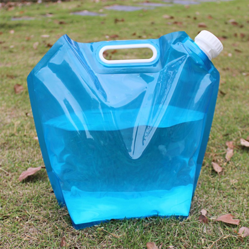Large Capacity Stand up Plastic Outdoor Travel Water Bag