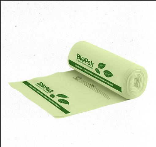 100% Biodegradable Plastic Trash Bags Garbage Bags on Roll