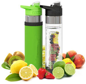 Hot Selling Food Grade Plastic Fruit Infusion Water Bottle