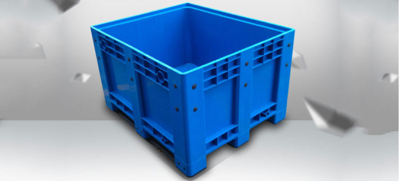 Large Plastic Logistic Collapsible Bin Plastic Pallet Boxes