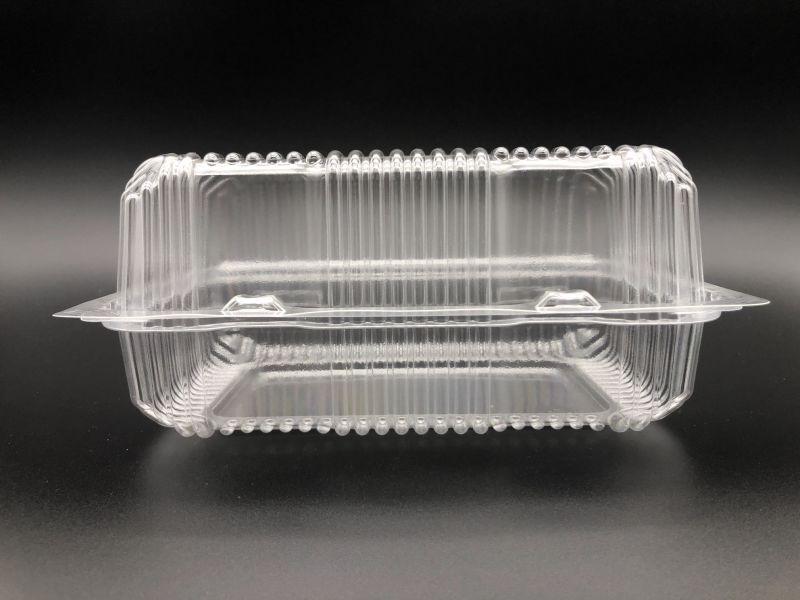 Disposable Plastic Clamshell Food Containers for Salads, Pasta, Sandwiches
