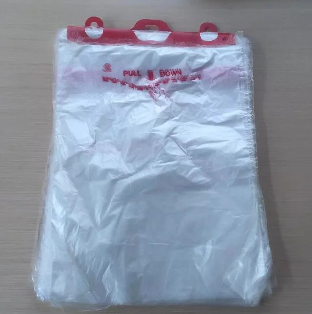 Door Knob Hanger Bags/Polyethylene Newspaper Delivery Bags/Plastic Hanging Literature Bag Litter Bag