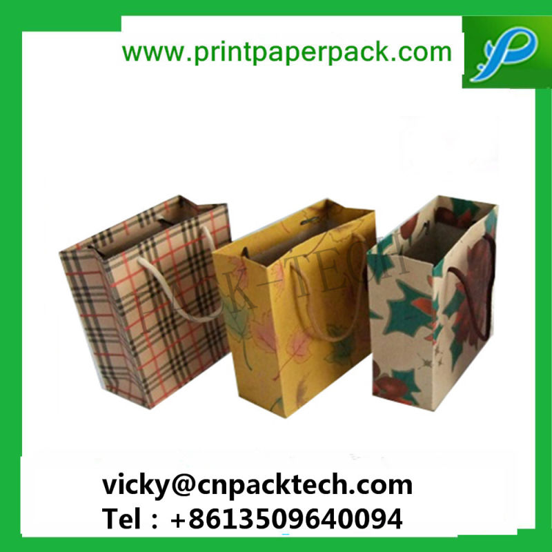 Custom Print Bags Bespoke High Quality Packaging Bags Retail Paper Packaging Gift Packaging Paper Bag Gift Handbag Cotton Handle Paper Bag