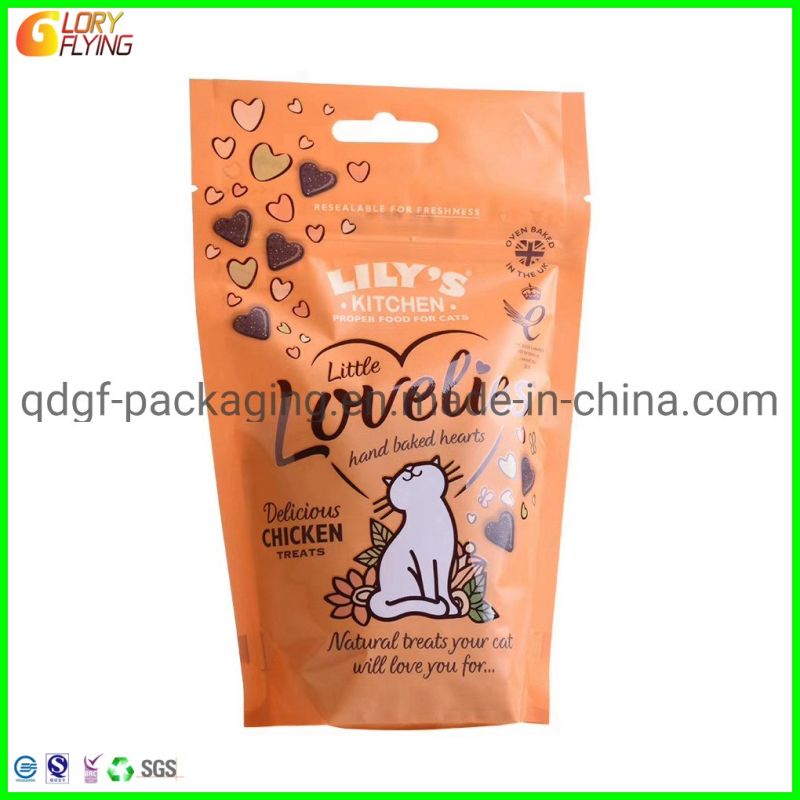 Stand up Plastic Bag with Zipper for Packing Dog Food