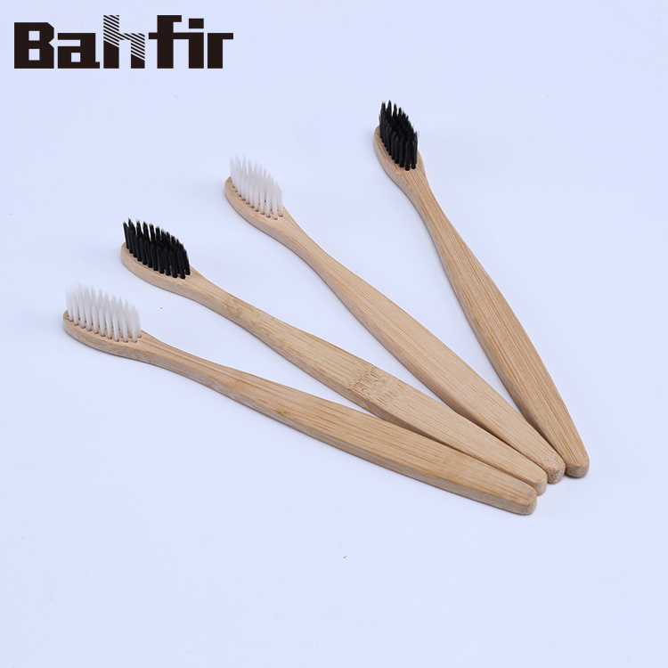 100% Biodegradable Bamboo Charcoal Toothbrush Environmental Protection Bamboo Bristles Charcoal Toothbrush