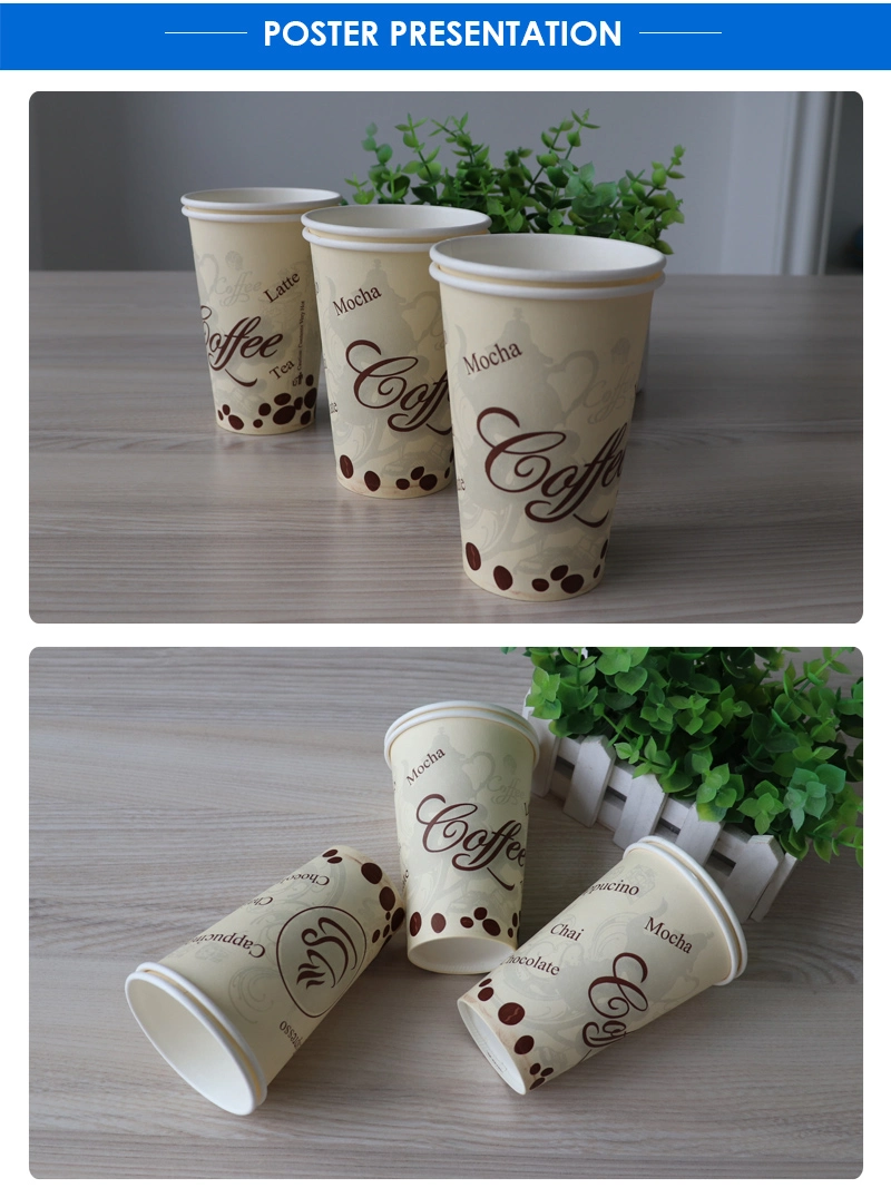 Large Big Quantity Eco-Friendly Coffee Paper Cups