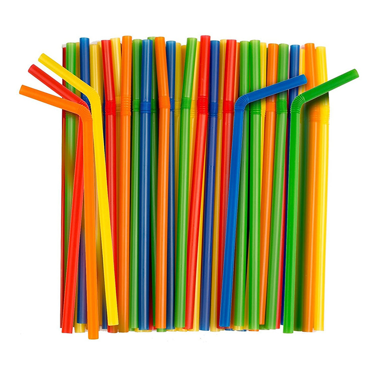 Eco-Friendly Disposable Bendy Drinking Straws