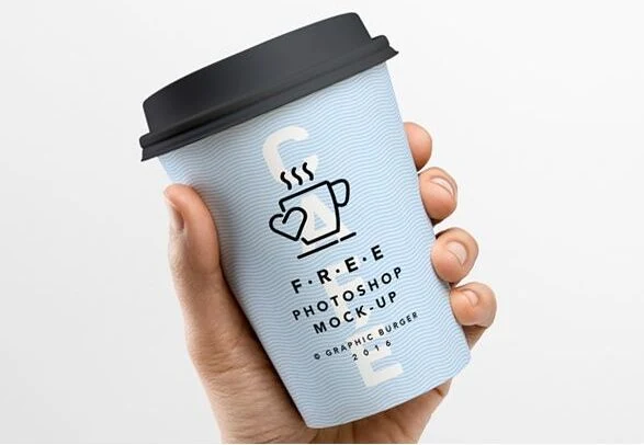 Disposable Coffee Paper Cup, Custom Logo Printed 9oz 10oz 7oz 12oz Single Wall Paper Cups