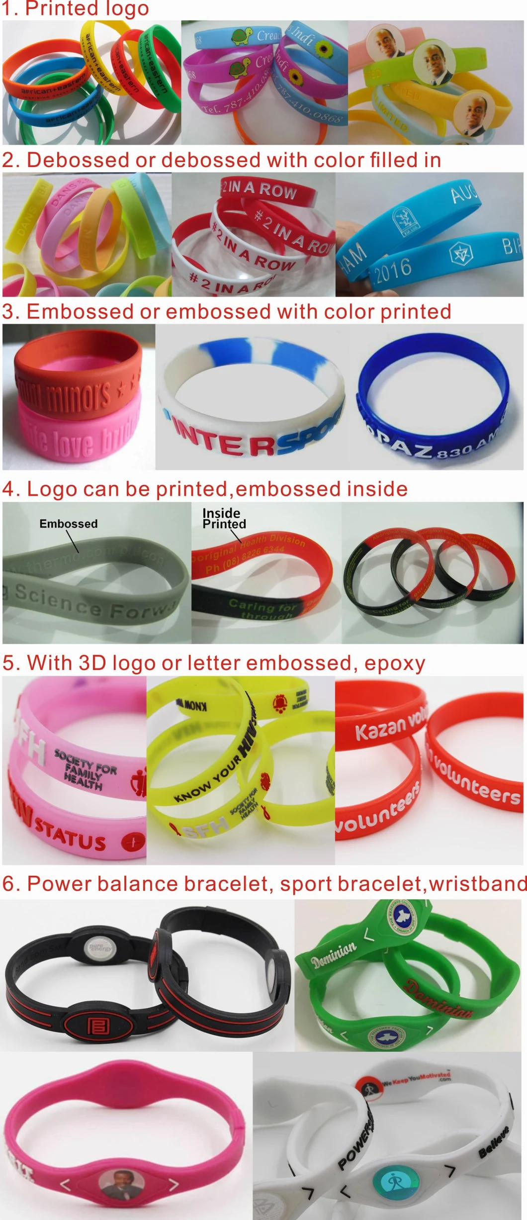 High Quality Wholesale Cheap Rubber Eco-Friendly Silicon Baller ID Bracelet Rubber Wristband