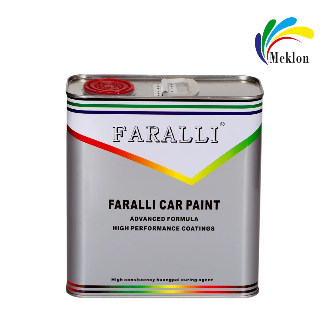 Meklon Auto Paint Spray Coating Ferrari 2K Paint Fp-211 2K Yellow-Green Yellowish Green, Emerald Green Is Bright and Colorful, Excellent Color Matching