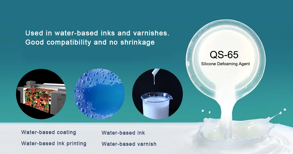 Polyether Modified Polysiloxane Water Based Additives Defoamer Antifoam QS-65