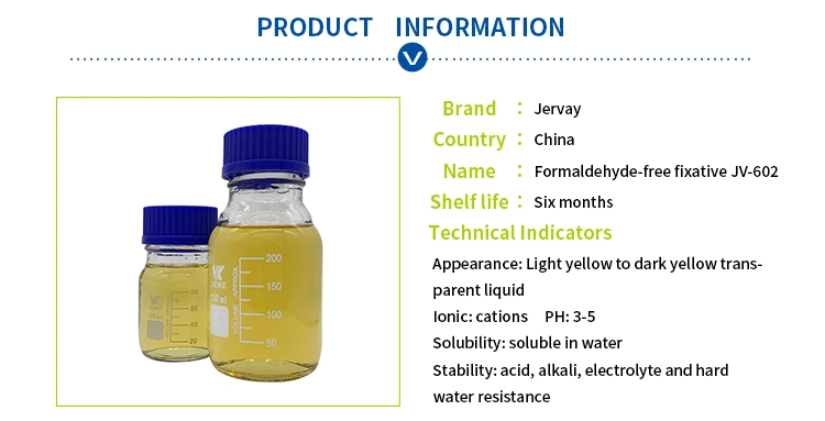 Jv-657 Polyester Color Fixing Agent, Textile Auxiliary Chemical