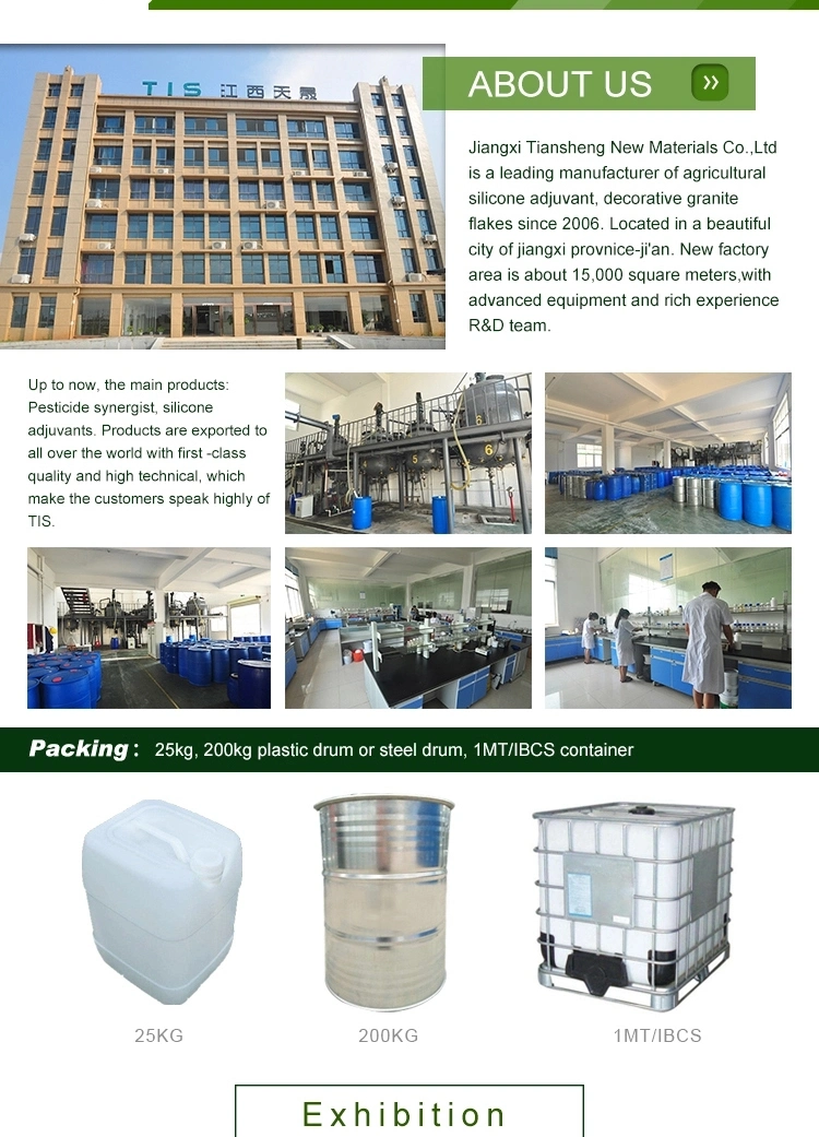 QS-302 Organosilicone / Agrochemical Wetting Agent / Spreader / Dispersing Agent (CAS No.: 67674-67-3)