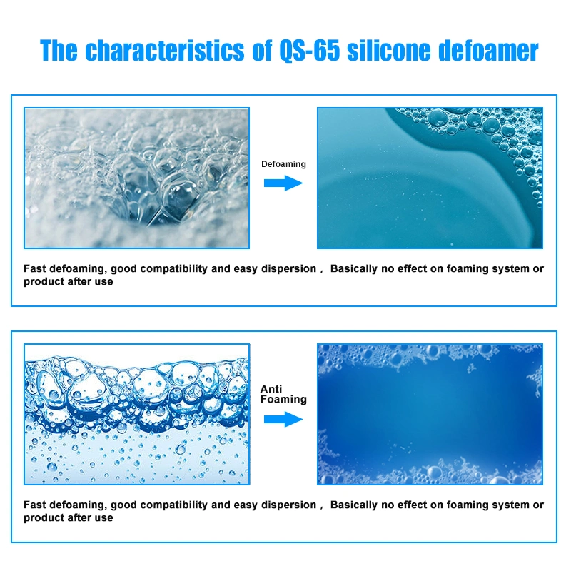 Water Based Coating Defoaming Agent QS-65 Silicone Additive
