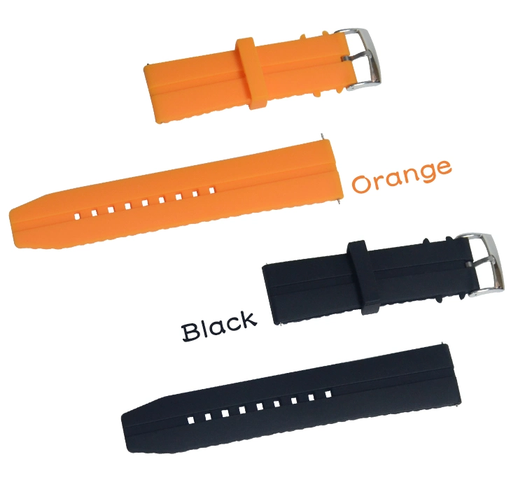 Quick Release Waterproof Rubber Silicone Wrist Watch Band Strap