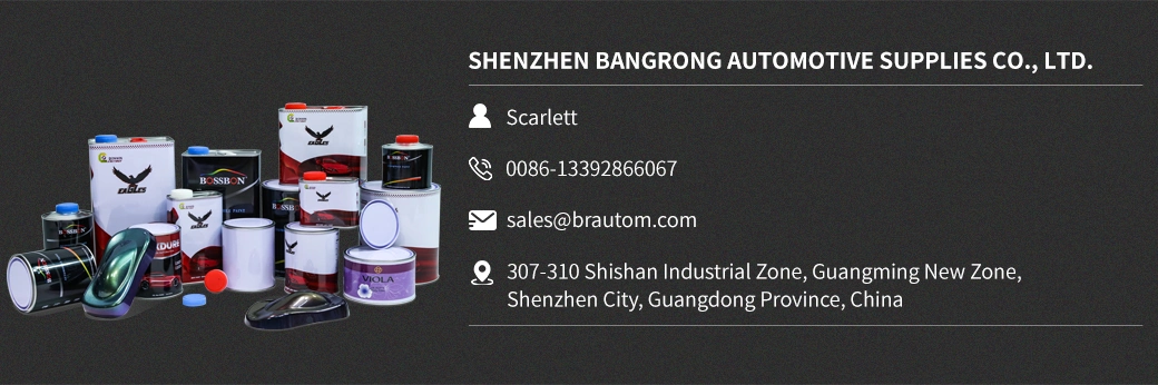 Yellowish Resistant Automitive Color Coating for Car Repair