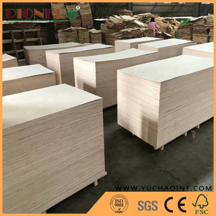 Thin Commercial Plywood 915*1830 mm 915*2135 mm Poplar Core Plywood