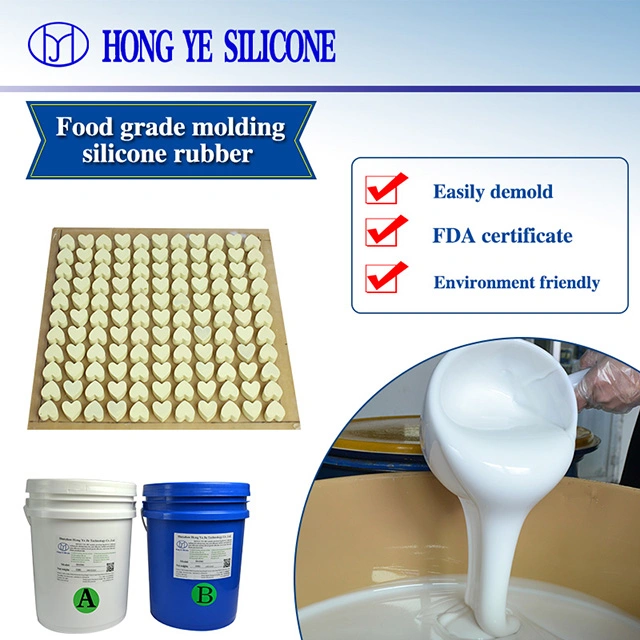 Eco-Friendly Nontoxic Liquid Silicone Rubber Mold Making for Food FDA Certificated Addition Cure Silicone