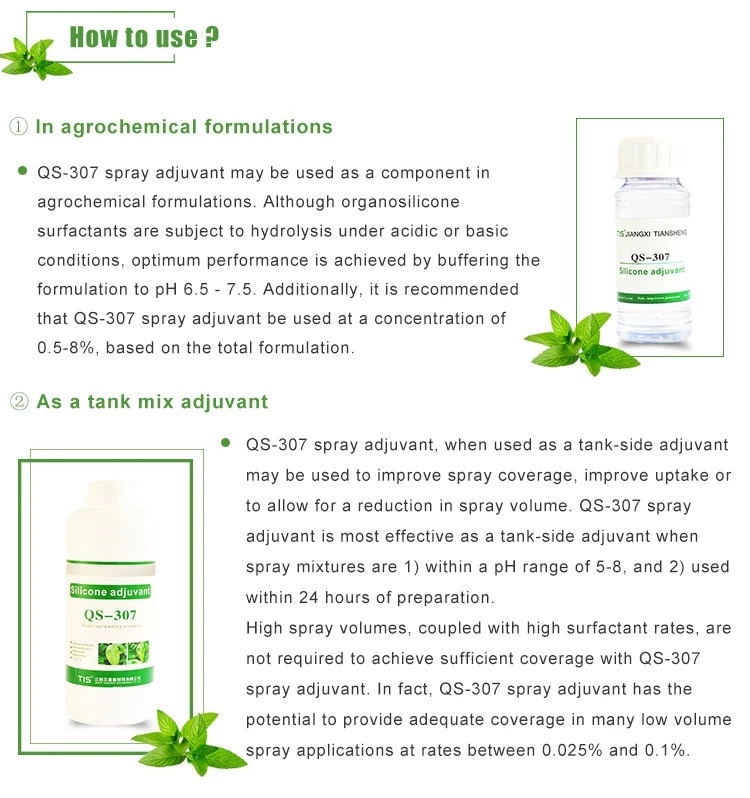 Silicone Emulsion for Agriculture Use