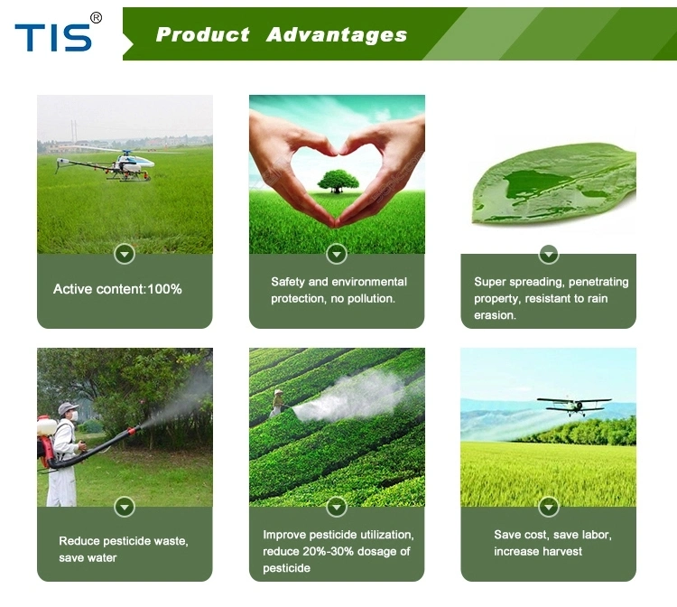 Pesticide Additive Silicone Adjuvant Silicone Spreader Polyether Modified Trisiloxane Agricultural Silicone Surfactant